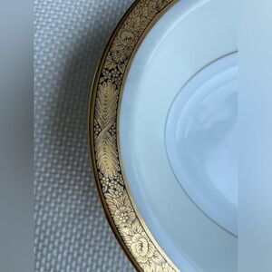 Noritake Goldkin 5675 Oval Vegetable serving Bowl 10 inch Japan 1950s